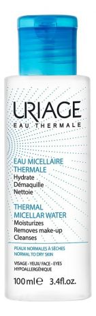 Мицеллярная вода для сухой и нормальной кожи Eau Thermale Micellaire: Вода 100мл