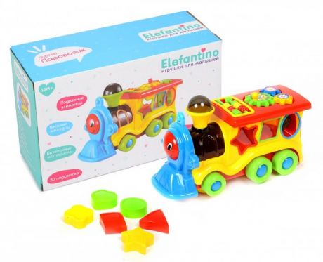 Развивающие игрушки Elefantino Сортер-паровозик