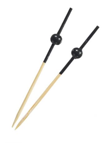 Пика бамбуковая OptiLine Черная Жемчужина 7.5cm 100шт 10-1137