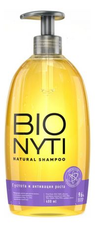 Шампунь для волос Густота и активация роста Bionyti Natural Shampoo 400мл