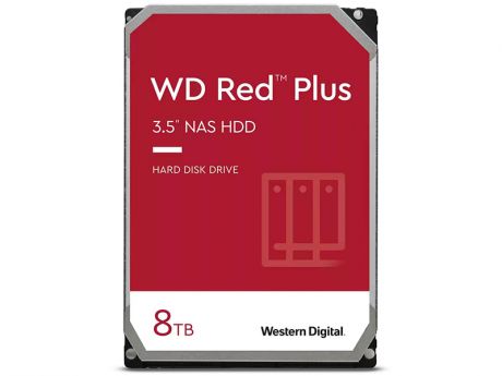 Жесткий диск Western Digital WD Red Plus 8Tb WD80EFBX Выгодный набор + серт. 200Р!!!