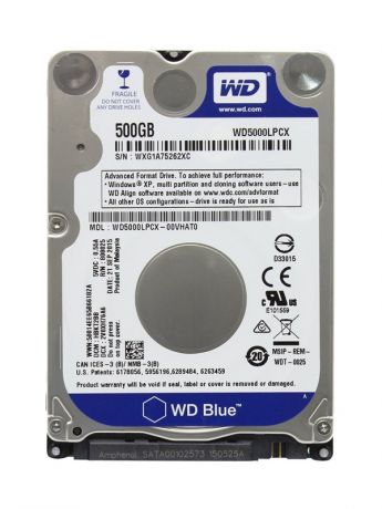 Жесткий диск Western Digital 500Gb WD5000LPCX Выгодный набор + серт. 200Р!!!