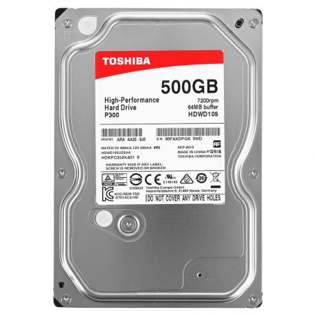 Жесткий диск Toshiba 500Gb HDWD105UZSVA Выгодный набор + серт. 200Р!!!