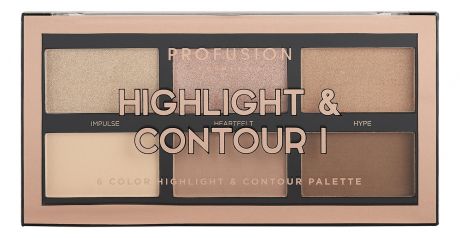 Палетка для макияжа лица Highlight & Contour I Palette 110г