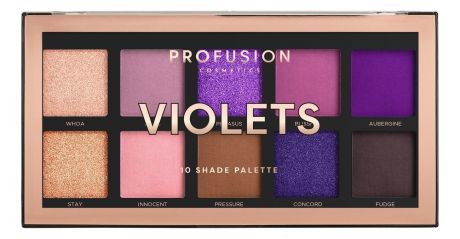 Палетка теней для век Violets Palette 110г