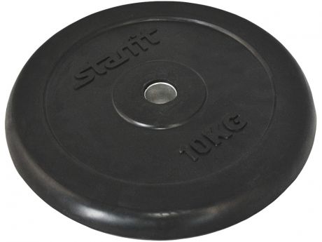 Диск обрезиненный Starfit Core BB-202 d-26mm 10kg Black УТ-00018807