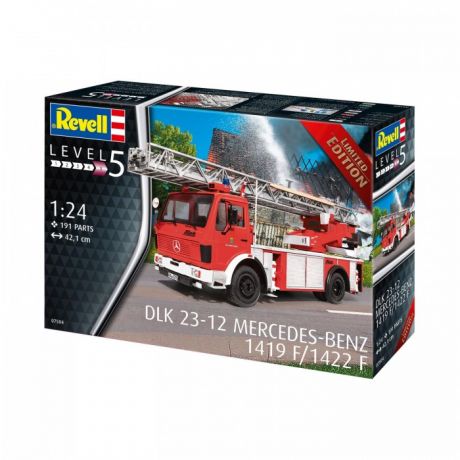 Сборные модели Revell Сборная модель Пожарная машина  DLK 23-12 Mercedes-Benz  Limited Edition 1:24