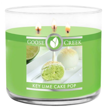 Ароматическая свеча Key Lime Cake Pop (Лаймовое пироженное в сахаре): свеча 411г