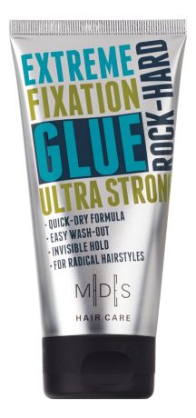 Гель для укладки волос MDS Hair Care Extreme Fixation Glue Ultra Strong Rock-Hard 150мл
