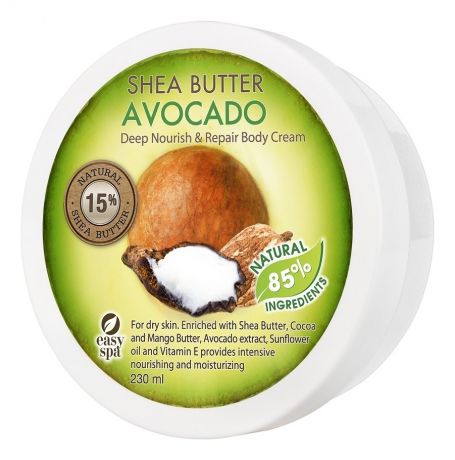 Крем для тела с маслом ши и экстрактом авокадо Shea Butter Avocado Deep Nourish & Repair Body Cream 230мл