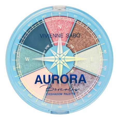 Палетка теней для век Aurora Borealis Eyeshadow Palette 12г
