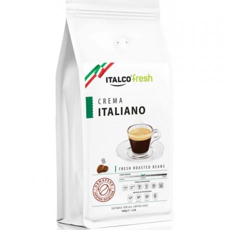 Кофе Italco Кофе в зернах Fresh Crema Italiano 1 кг
