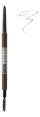 Карандаш для бровей Brow Ultra Slim 1г: 06 Темно-коричневый