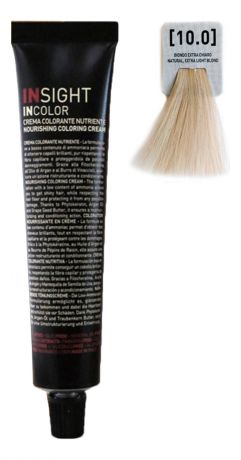 Крем-краска для волос с фитокератином Incolor Crema Colorante 100мл: 10.0 Супер светлый блондин натуральный