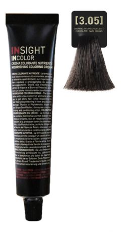 Крем-краска для волос с фитокератином Incolor Crema Colorante 100мл: 3.05 Шоколадный темно-коричневый