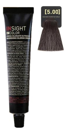 Крем-краска для волос с фитокератином Incolor Crema Colorante 100мл: 5.00 Супер натуральный светло-коричневый
