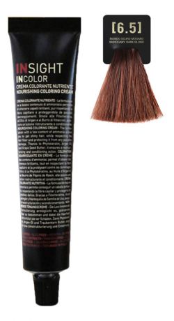 Крем-краска для волос с фитокератином Incolor Crema Colorante 100мл: 6.5 Махагоновый темный блондин