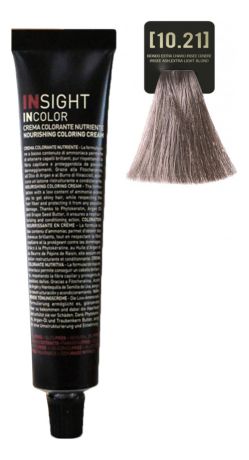 Крем-краска для волос с фитокератином Incolor Crema Colorante 100мл: 10.21 Перламутрово-пепельный супер светлый блондин