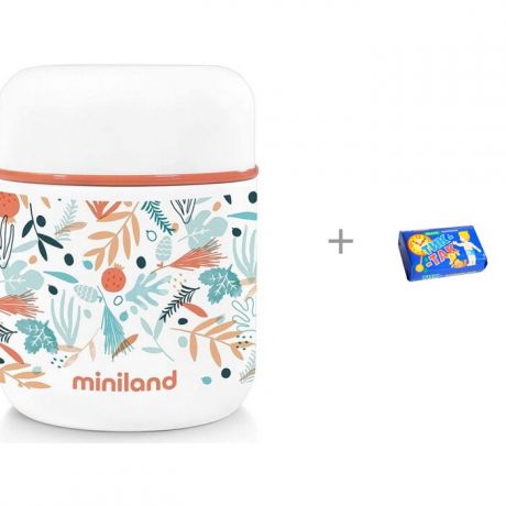 Термосы Miniland Mediterranean Mini для еды с сумкой 280 мл и Мыло Свобода Тик-так 150 г