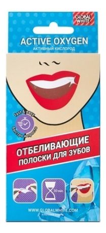 Полоски для отбеливания зубов Teeth Whitening Strips Active Oxygen: Полоски 2шт