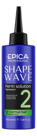 Перманент для химической завивки нормальных волос Shape Wave Perm Solution: Перманент 100мл