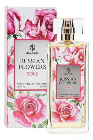 Russian Flowers Rose: туалетная вода 100мл