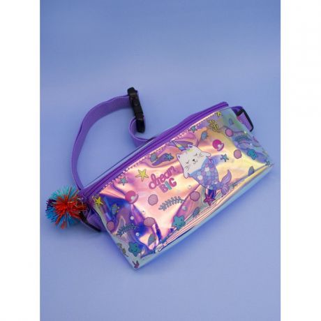 Сумки для детей Mihi Mihi Поясная сумочка с помпоном Caticorn