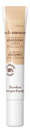 Богатый питательный кокосовый крем для кожи вокруг глаз Rich Coconut Eye Cream 20мл