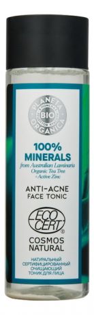 Очищающий тоник для лица 100% Minerals Anti-Acne Face Tonic 200мл