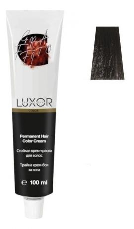 Стойкая крем-краска для волос с протеинами пшеницы Luxor Color Permanent Hair Color Cream 100мл: 5.17 Светлый коричневый пепельный шоколадный