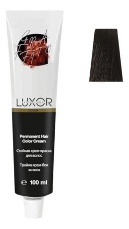 Стойкая крем-краска для волос с протеинами пшеницы Luxor Color Permanent Hair Color Cream 100мл: 6.23 Темный блондин фиолетовый золотистый