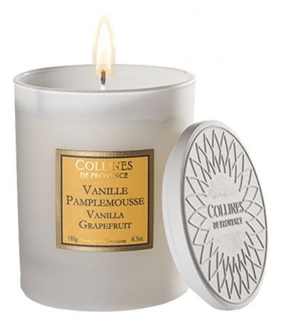 Ароматическая свеча Vanilla-Grapefruit (ваниль и грейпфрут): свеча 180г (старый дизайн)