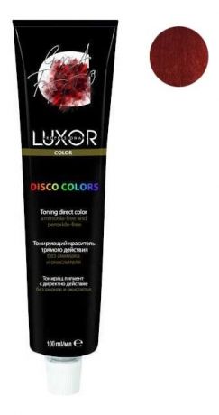 Тонирующий краситель прямого действия без аммиака и окислителя Luxor Disco Colors 100мл: Red