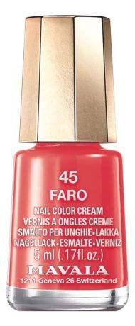 Лак для ногтей Nail Color Cream 5мл: 45 Faro
