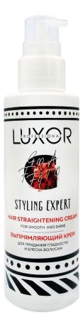 Выпрямляющий крем для придания гладкости и блеска волосам Luxor Styling Expert Hair Straightening Cream