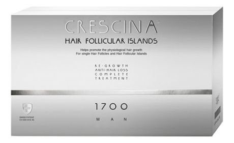 Комплекс для волос HFI 1700 Man Re-Growth Anti-Hair Loss (лосьон для стимуляции роста 20*3,5мл + лосьон против выпадения 20*3,5мл)