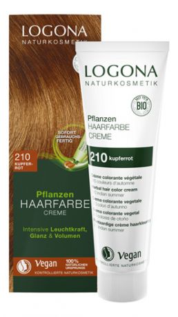 Крем-краска для волос Медно-рыжий Herbal Hair Colour Creme 150мл