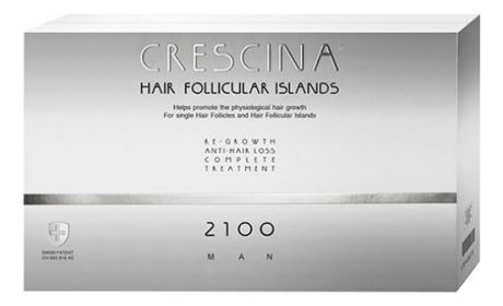 Комплекс для волос HFI 2100 Man Re-Growth Anti-Hair Loss (лосьон для стимуляции роста 10*3,5мл + лосьон против выпадения 10*3,5мл)