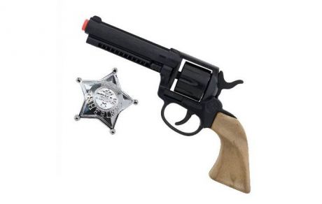 Игрушечное оружие Gonher Игрушка Ковбойский набор (револьвер+звезда шерифа) 204/0