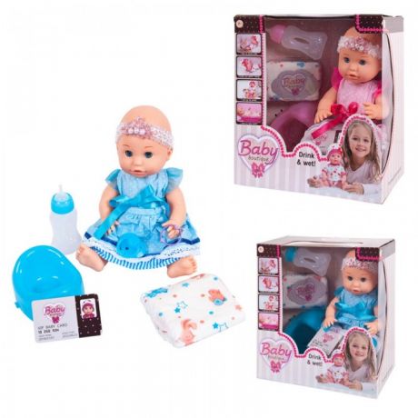 Куклы и одежда для кукол ABtoys Пупс-кукла Baby boutique 30 см