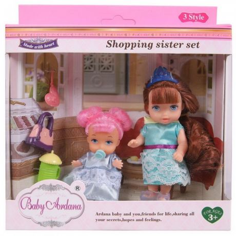 Куклы и одежда для кукол ABtoys Набор игровой Baby Ardana Дома у сестрёнок