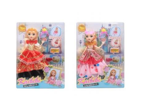 Куклы и одежда для кукол ABtoys Кукла Kaibibi Волшебное платье 28 см