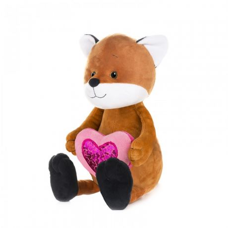 Мягкие игрушки Maxitoys Luxury Romantic Toys Club Романтичный Лисенок с сердечком 20 см