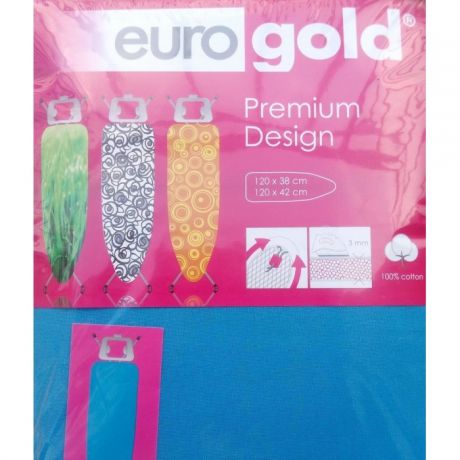 Хозяйственные товары Eurogold Чехол для гладильной доски Premium Design DC42F3