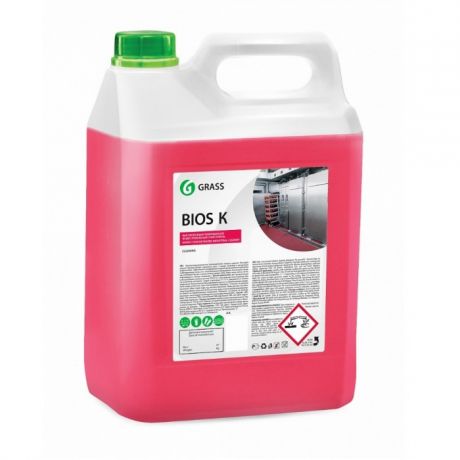 Бытовая химия Grass Высококонцентрированное щелочное средство Bios K 5.6 кг