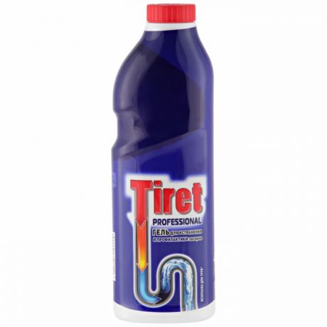 Бытовая химия Tiret Professional Гель для чистки труб 1 л