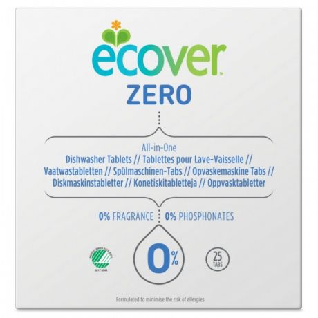 Бытовая химия Ecover Таблетки для посудомоечной машины Zero 500 г