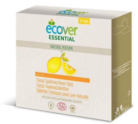 Бытовая химия Ecover Таблетки для посудомоечной машины Essential 1.4 кг