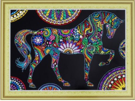 Картины своими руками Color Kit Алмазная картина с фигурными стразами Цирковая лошадь-хранительница