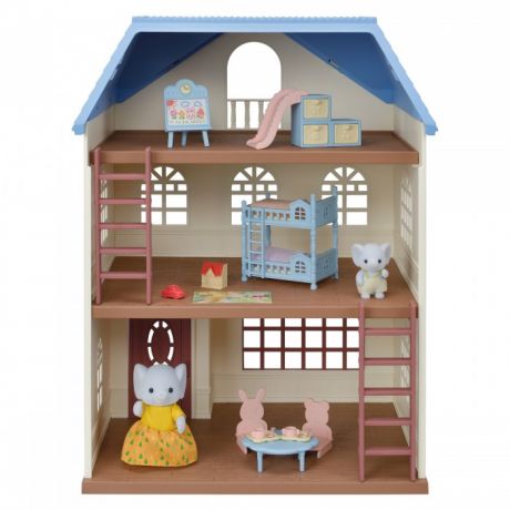 Кукольные домики и мебель Sylvanian Families Подарочный набор Домик с террасой